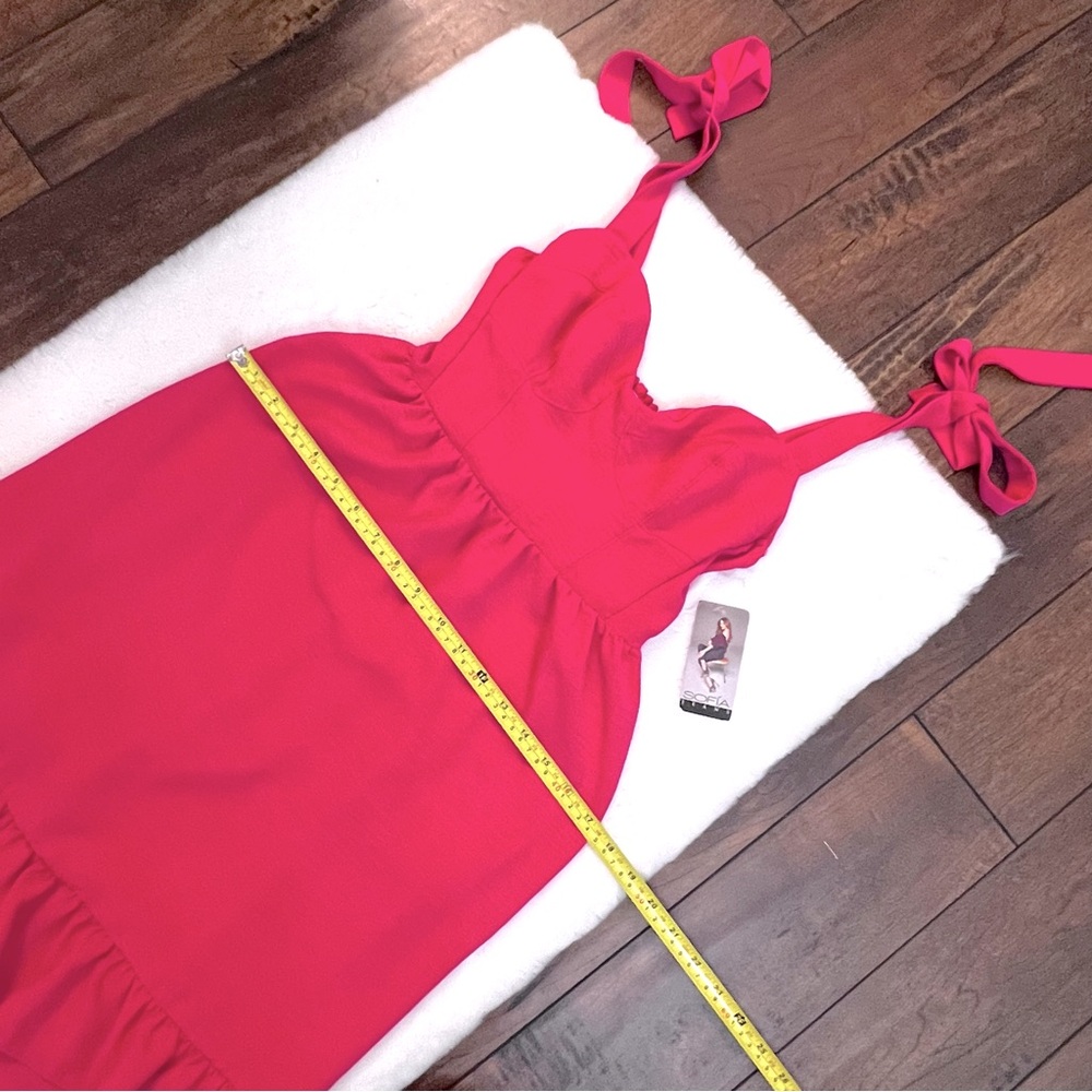 Sofia Riley Midi Sundress Pink Size Small NWT - Picture 13 of 16